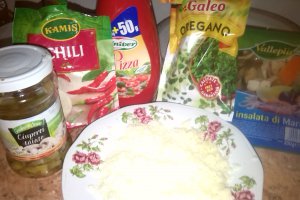 Pizza cu fructe de mare