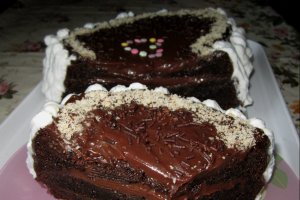 Tort cu multa, multa ciocolata