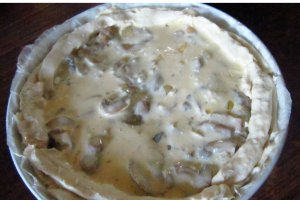 Tarta cu ciuperci
