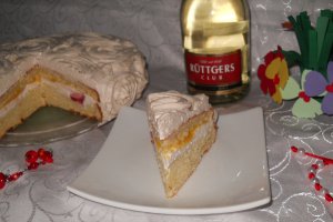 Tort cu budinca de portocale