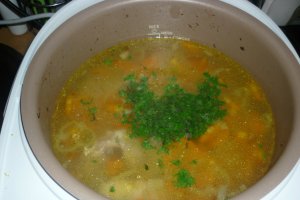 Supa de pui la Multicooker