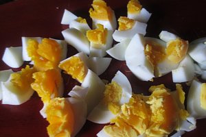 Salata calda cu maioneza
