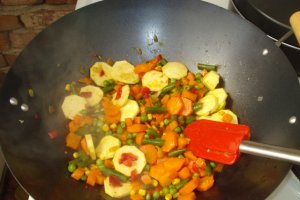 Legume mexicane la wok
