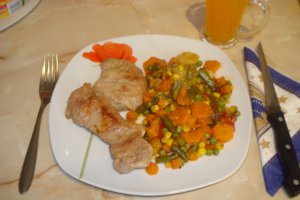 Legume mexicane la wok