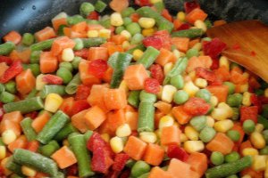 Orez cu mix de legume mexicane