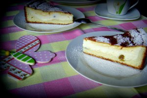 Eierschecke - Prajitura cu branza si crema de oua