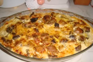 Piept de pui cu ciuperci