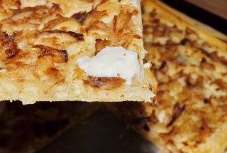 Tarta cu macrou afumat