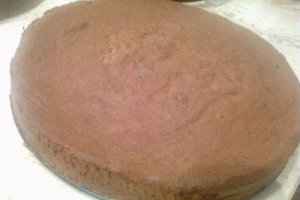 Tort cu blat pufos si crema de cacao