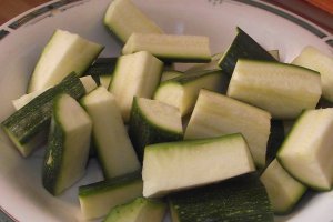 Zucchini prajite