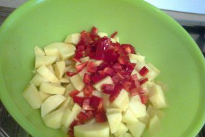 Pui cu legume la cuptor