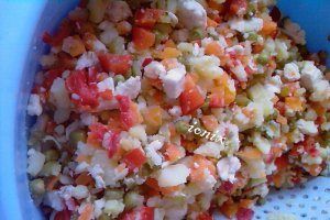 e vremea"almanahelor"- Salata de boeuf  feric-ita