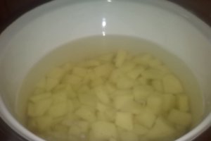 Snitel de soia cu piure de cartofi