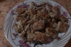 Salata de cartofi cu pastrama de macrou afumat
