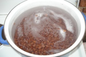 Ciorba de fasole cu galuste