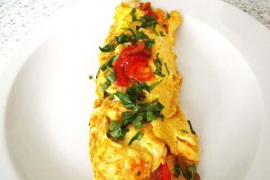 Omleta frantuzeasca cu piperade