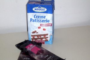 Spirala cu crema ganache de ciocolata