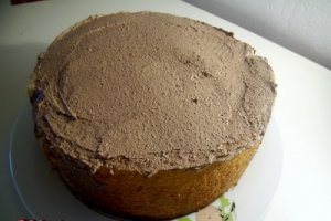 Spirala cu crema ganache de ciocolata