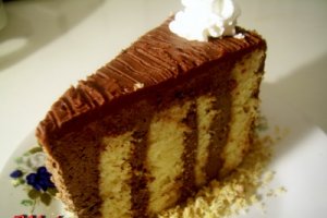 Spirala cu crema ganache de ciocolata