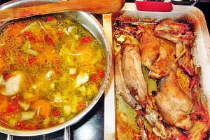 Supă/ciorbă de iepure