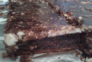 Prajitura in 2 culori cu crema foarte fina