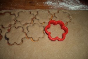 Gogosi de post cu pudra de roscove