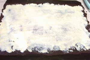 Rulada cu nuca de cocos si cacao (de post)
