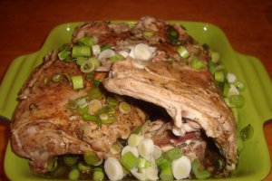 Coaste de miel in sos alb de vin