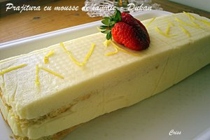 Prajitura cu mousse de lamaie - Dukan