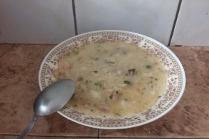 Ciorba cu afumatura