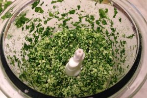 Risotto cu leurda si mazare