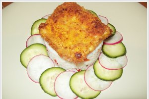 Peste cod pane cu orez
