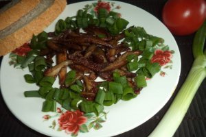 Ciuperci Pleurotus prajite