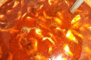 Ciorba de ciuperci cu hrisca si carne de porc