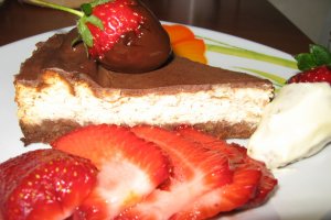 Cheesecake cu ciocolata