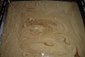 Salam de biscuiţi, reţetă transformata in prajitura