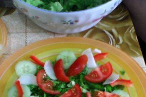 Salata greceasca cu miez de lapte Delaco