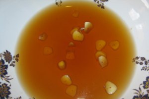 Coaste de miel la gratar cu salata verde