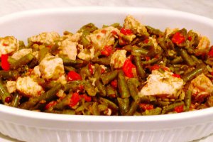 Fasole pastai cu carne de curcan