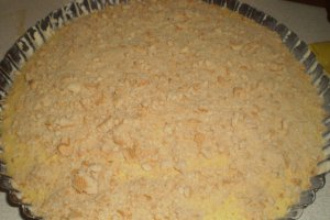 Tarta cu biscuiti,mere si nuca