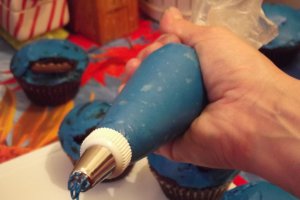 Cookie Monster Cupcakes