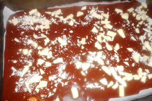 Prajitura cu crema de mascarpone si cocos prajit