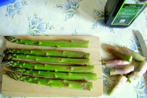 Grilled asparagus - Sparanghel la grill