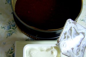 Cheesecake Brownies - Negresa cu branza