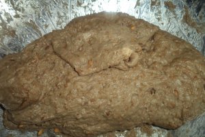 Pizza pe blat de paine neagra