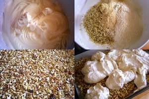 Reteta de Prajitura Deliciu cu nuci, biscuiti si ciocolata