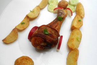 Ciocanele in bacon si cartofi noi