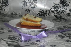 Budinca de orez cu sirop de zahar ars