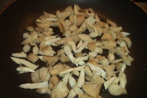 Omleta cu ciuperci Pleurotus
