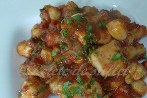 Pui cu naut a la italienne